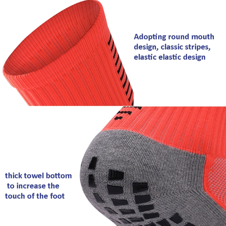 Adult Thick Towel Football Socks Non-Slip Wear-Resistant Tube Socks