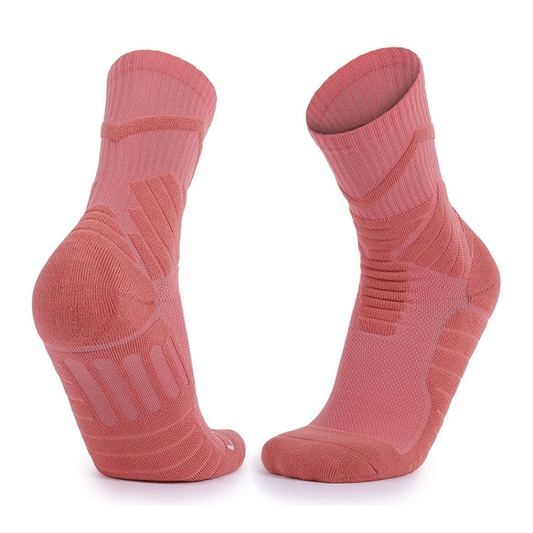 Men Basketball Socks Shock Absorption Mid-Tube Sports Socks