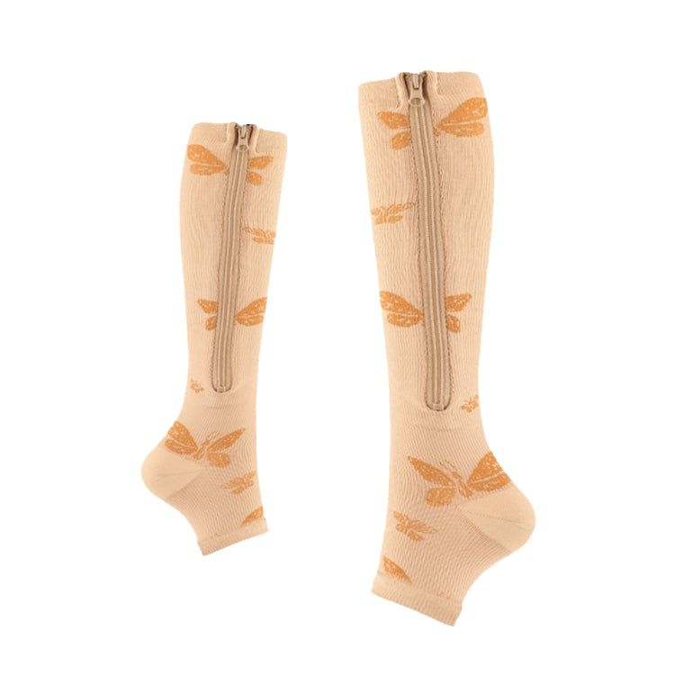 Sports Pressure Socks Compressed Brake Zipper Socks