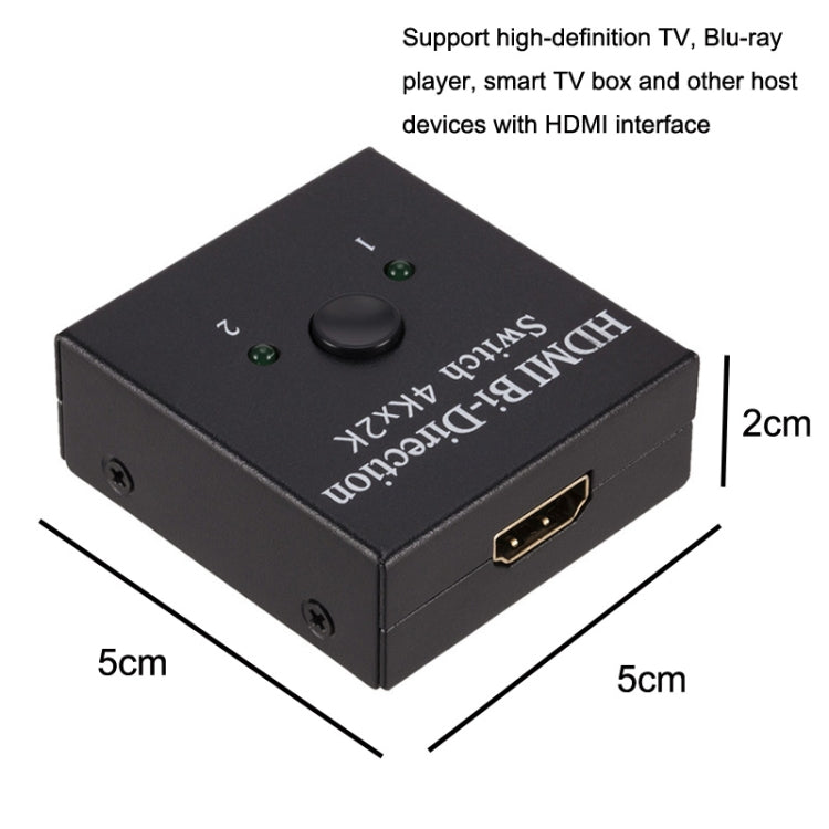 ZHQ010 HDMI divvirzienu viedais 2 pret 1 izejas slēdzis