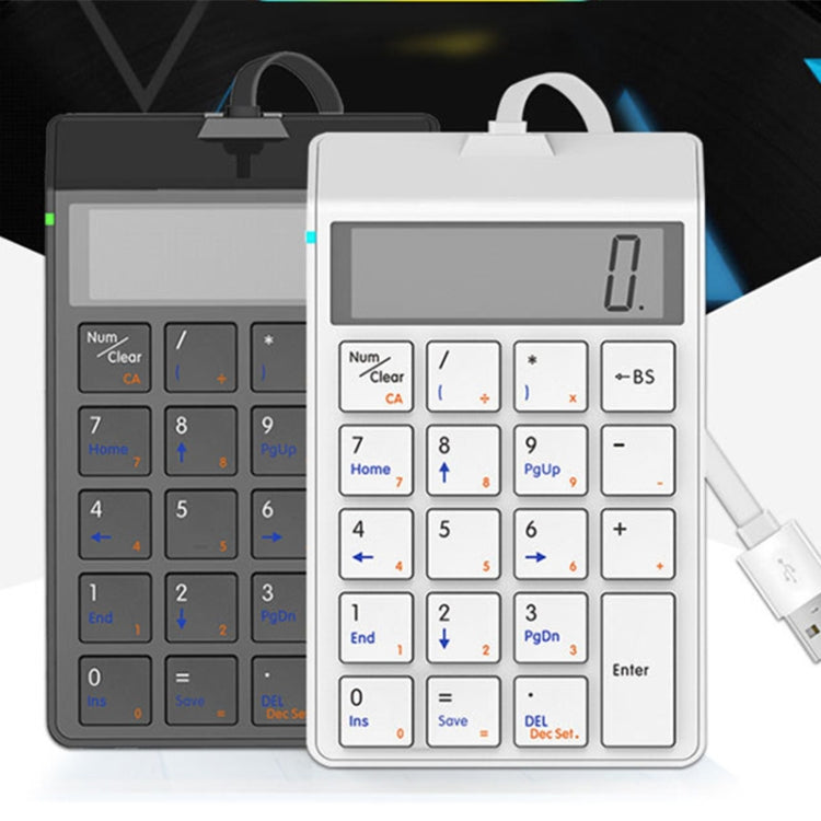 Проводная клавиатура Sunreed SKB886S с 19 клавишами и цифровым USB-интерфейсом. Длина кабеля: 1,5 м.