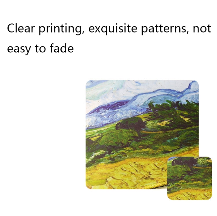 Am002 Large Oil Painting Desk Rubber Mouse Pad