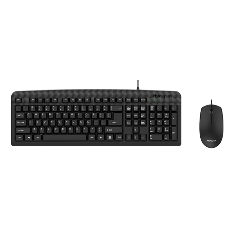 Комплект проводной офисной клавиатуры и мыши Lenovo Thinkplus USB