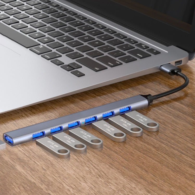 7 in 1 USB3.0 Docking Station Laptop Multifunctional HUB