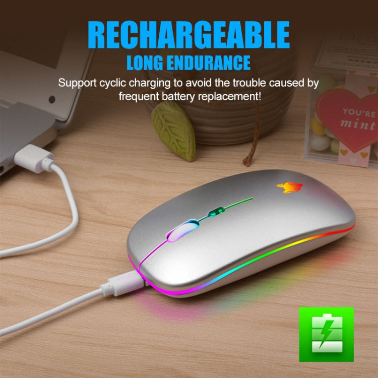 XUNSVFOX XYH50 4 Keys USB Charging Business Office Wireless Light Mouse