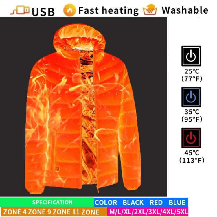USB Winter Electric Heated Jacket Warm Thermal Jacket