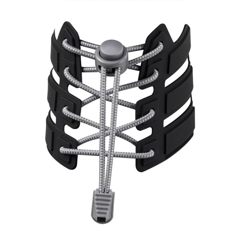 1PAIR Spring Buckle Lazy Elastic Shoolaces для взрослых и детей