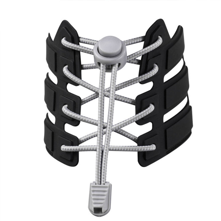 1PAIR Spring Buckle Lazy Elastic Shoolaces для взрослых и детей