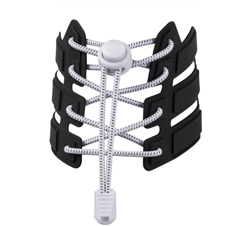 1PAIR Spring Buckle Lazy Elastic Shoolaces для взрослых и детей