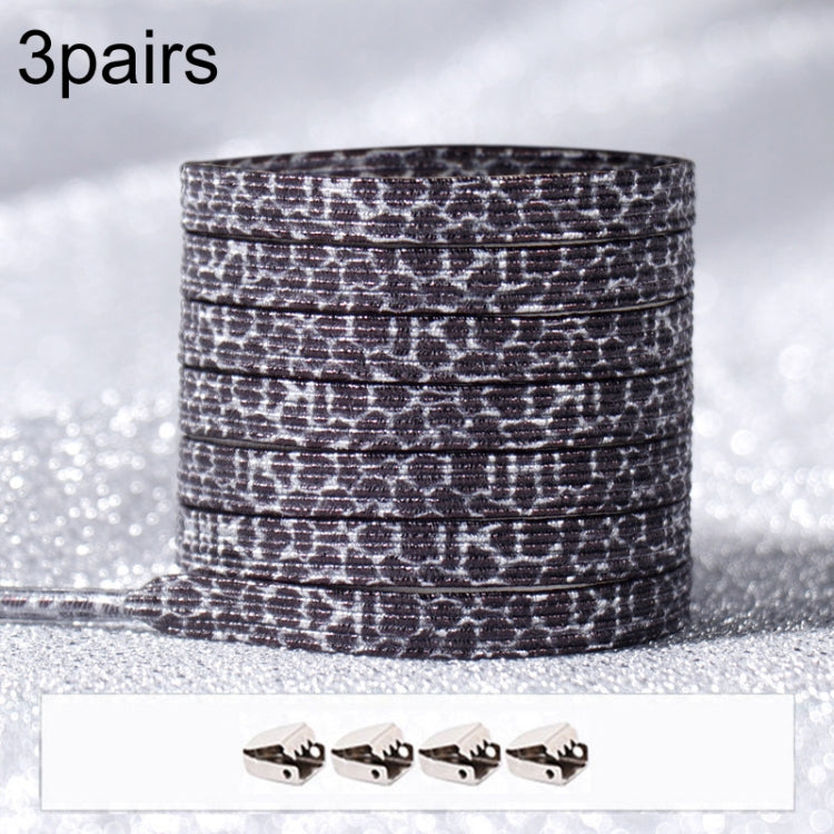 3PARSE ELASTIC NO TIE SHOELACES Металлические замки ослепительные цветные шнурки