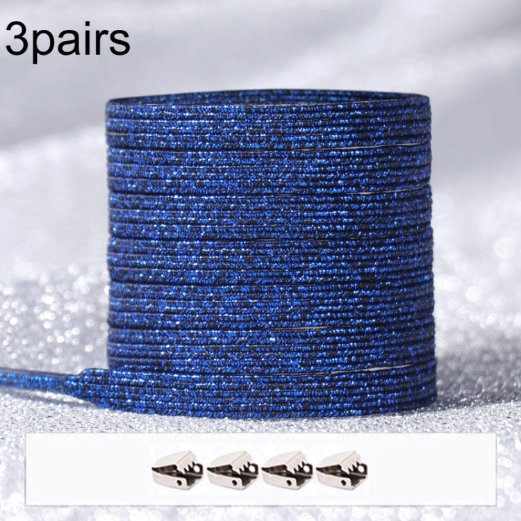 3PARSE ELASTIC NO TIE SHOELACES Металлические замки ослепительные цветные шнурки