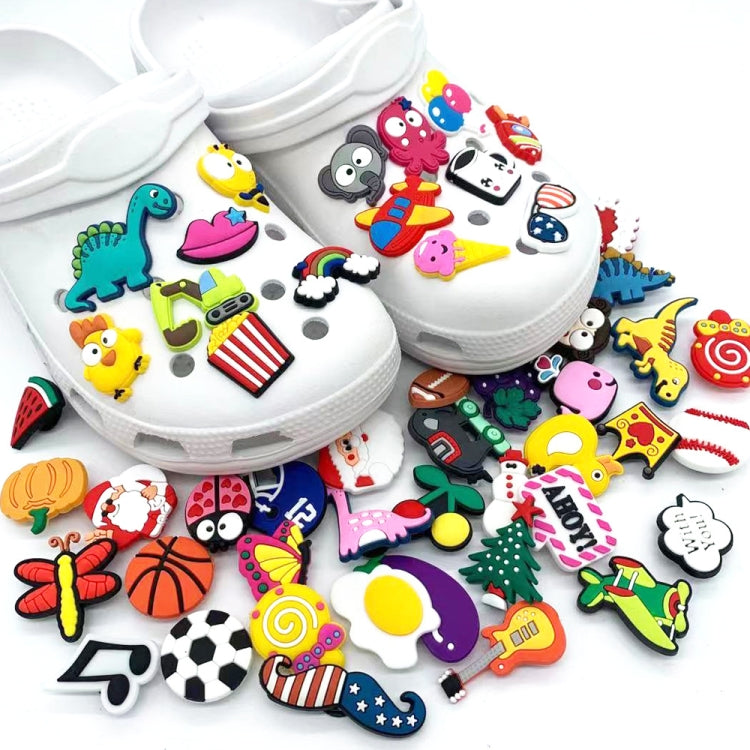 50pcs Cave Shoes Decorations Cartoon Drip Shoes Accessories