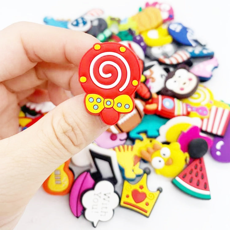 50pcs Cave Shoes Decorations Cartoon Drip Shoes Accessories