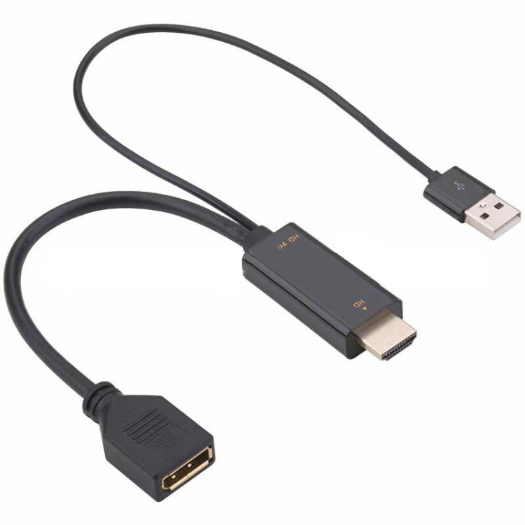 4K 60Hz HDMI To DP Adapter With Power Supply HD Converter