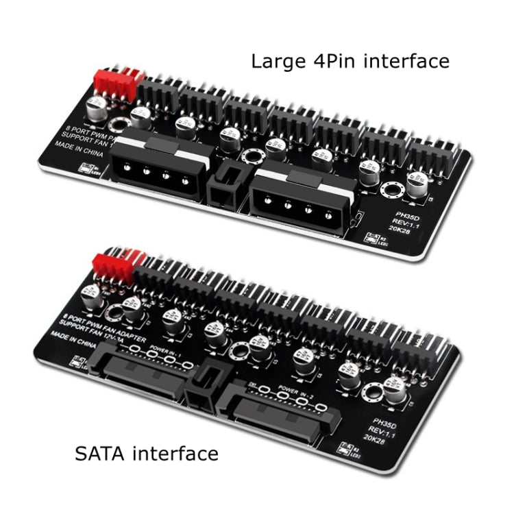 PWM Fan Hub Computer CPU Fan Extender