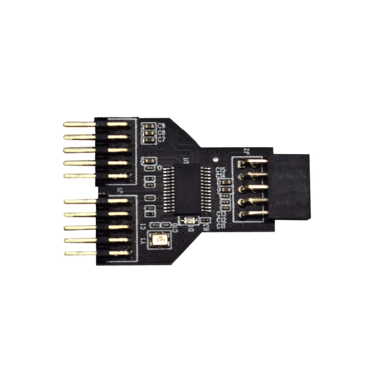 9-контактный USB-разъем «мама» 1 к 2 «папа» плата 9-контактный USB 2.0 концентратор-адаптер
