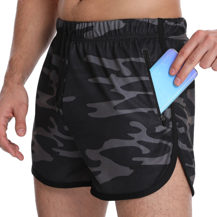 Three Pants Men Gym Shorts Quick Dry Swimming Trunks