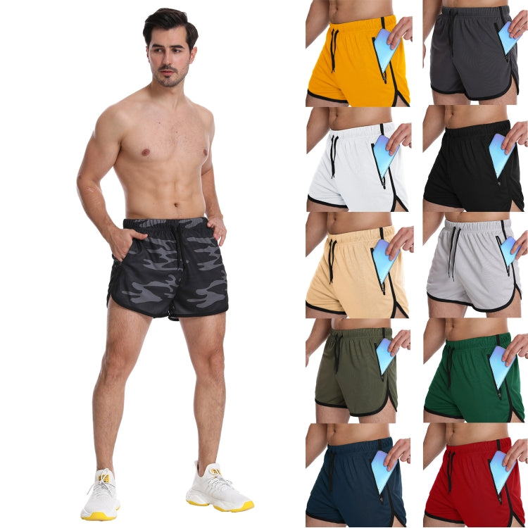 Three Pants Men Gym Shorts Quick Dry Swimming Trunks