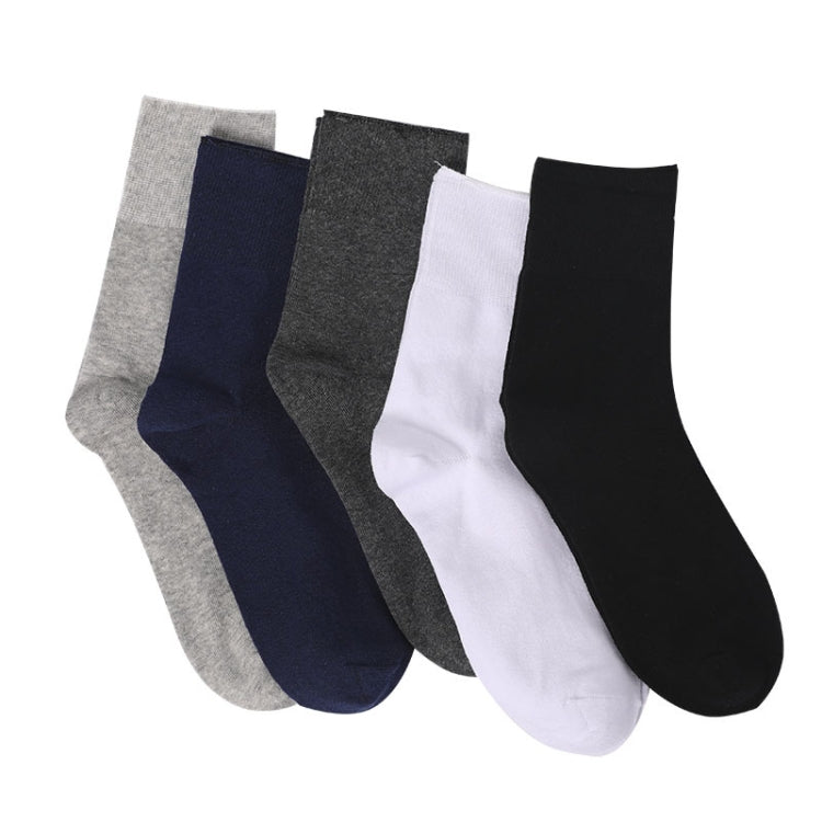 Cotton Slack Socks Mid-Tube Socks Thin Wide-Mouth Socks For Men