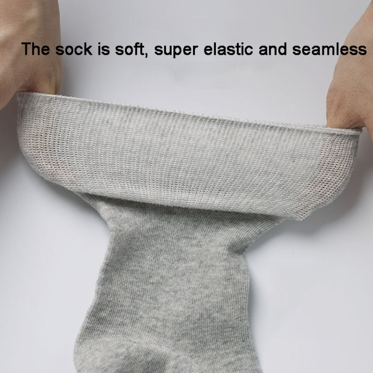 Cotton Slack Socks Mid-Tube Socks Thin Wide-Mouth Socks For Men