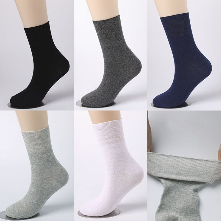 Cotton Slack Socks Mid-Tube Socks Thin Wide-Mouth Socks For Men
