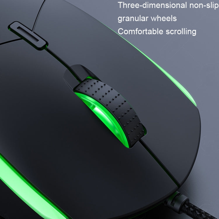 Проводная игровая мышь IMICE T30 для киберспорта, светодиодная, цветная, программируемая 6D мышь