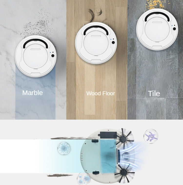 3-in-1 1800pa Smart Cleaning Robot Rechargeable Auto Robotic Vacuum Dry Wet Mopping Cleaner