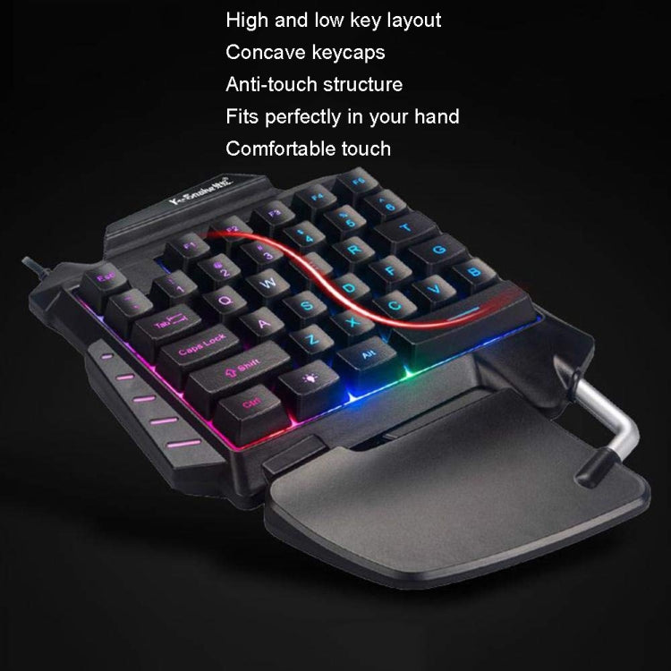 K-Snake G92 Single Small Keyboard Mobile Games Luminous Robotic Machine Sensory Game Keyboard