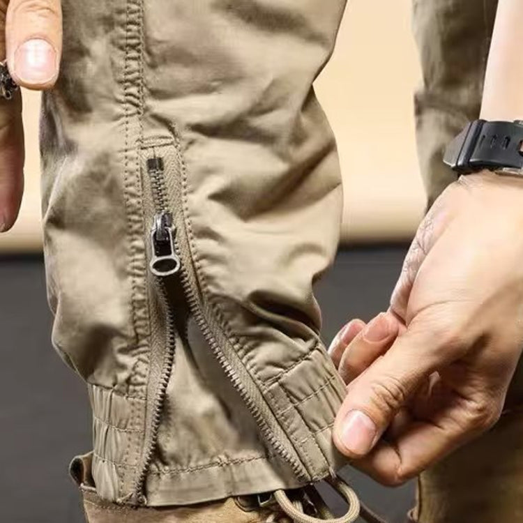 Mens Overalls Long Pants Casual Loose Leg Jeans