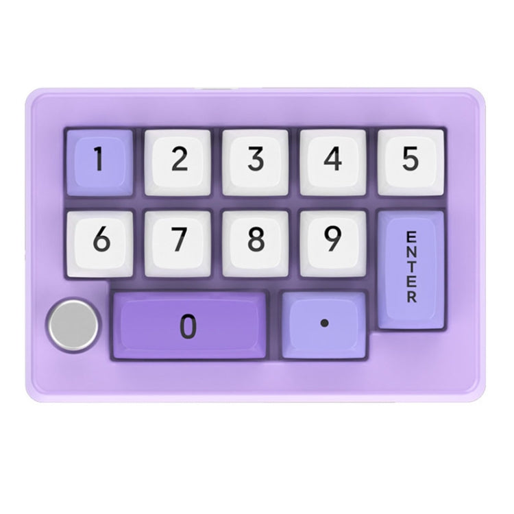 MKESPN 13 taustiņu RGB daudzfunkcionāla makro programmēšanas mehāniskā tastatūra ar vadu un kloķveida tastatūru