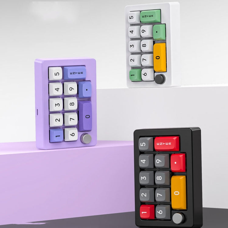 MKESPN 13 taustiņu RGB daudzfunkcionāla makro programmēšanas mehāniskā tastatūra ar vadu un kloķveida tastatūru
