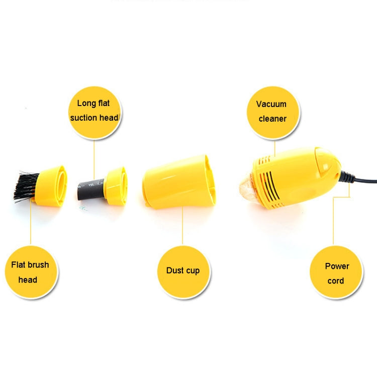 Портативная щетка для чистки клавиатуры с мини-USB-интерфейсом