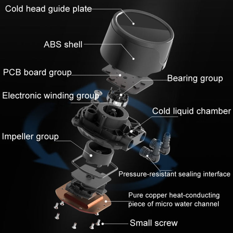 COOLMOON CM-YM-240T digitālais ARGB objektīva izdevums integrēts ūdens dzesēšanas procesora dzesētājs temperatūras displejs procesora ventilators