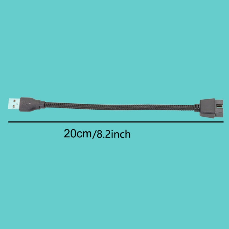 Кабель-адаптер USB-A (папа) на 9-контактный разъем материнской платы для передачи данных RGB на внешний порт U