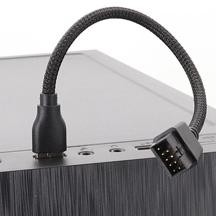 Кабель-адаптер USB-A (папа) на 9-контактный разъем материнской платы для передачи данных RGB на внешний порт U