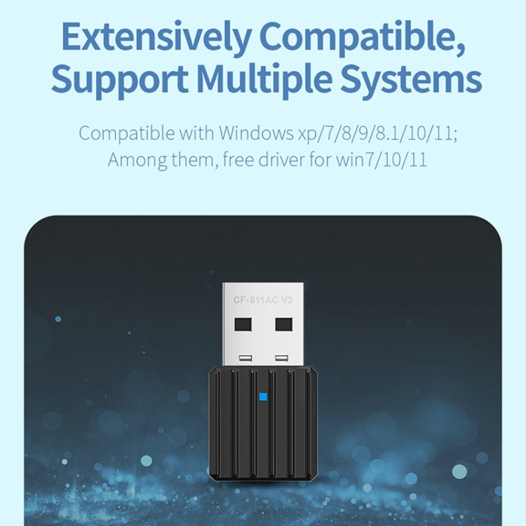 COMFAST CF-WU811AC V3 5G Dual Band 650Mbps USB Wireless Network Card WIFI Receiver