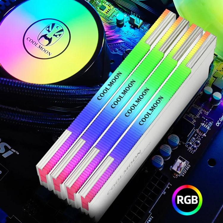 COOLMOON CM-RA1 ARGB Memory Vest galda datora atmiņas kartes dzesēšanas korpuss