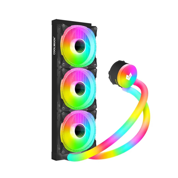 COOLMOON AS360 Magic Diamond Edition datora dzesētājs ARGB ūdens dzesēšanas apgaismojums integrēts procesora radiators