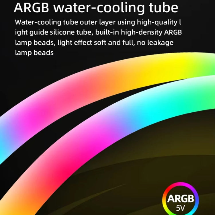 COOLMOON AS360 Magic Diamond Edition datora dzesētājs ARGB ūdens dzesēšanas apgaismojums integrēts procesora radiators