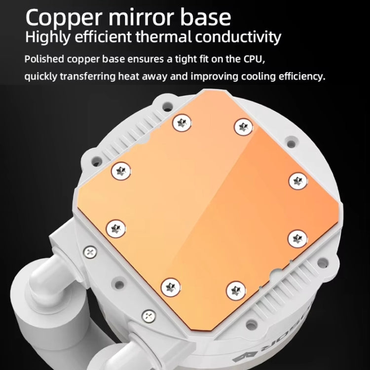COOLMOON AS360 Magic Diamond Edition datora dzesētājs ARGB ūdens dzesēšanas apgaismojums integrēts procesora radiators