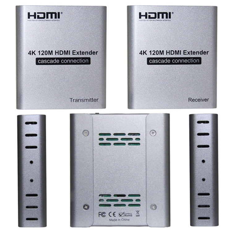 HDMI viena kabeļa 120 m raidītājs/uztvērējs pagarinātājs 4K HD raidītājs