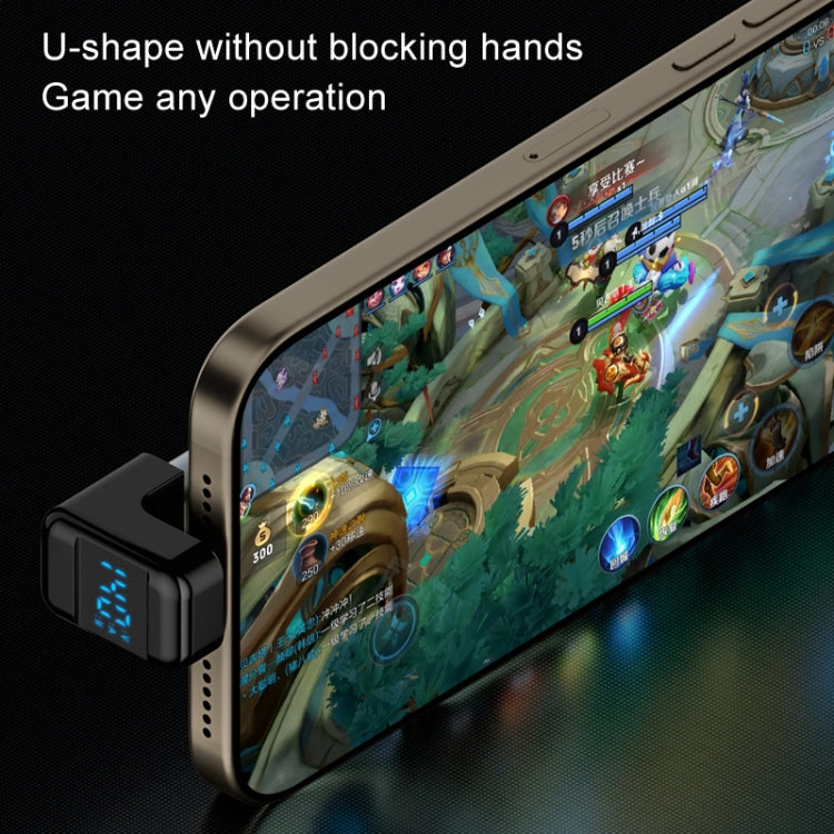Type-C Digital Display U Type Adaptor 180 Degree Elbow 140W 4.0 Adaptor