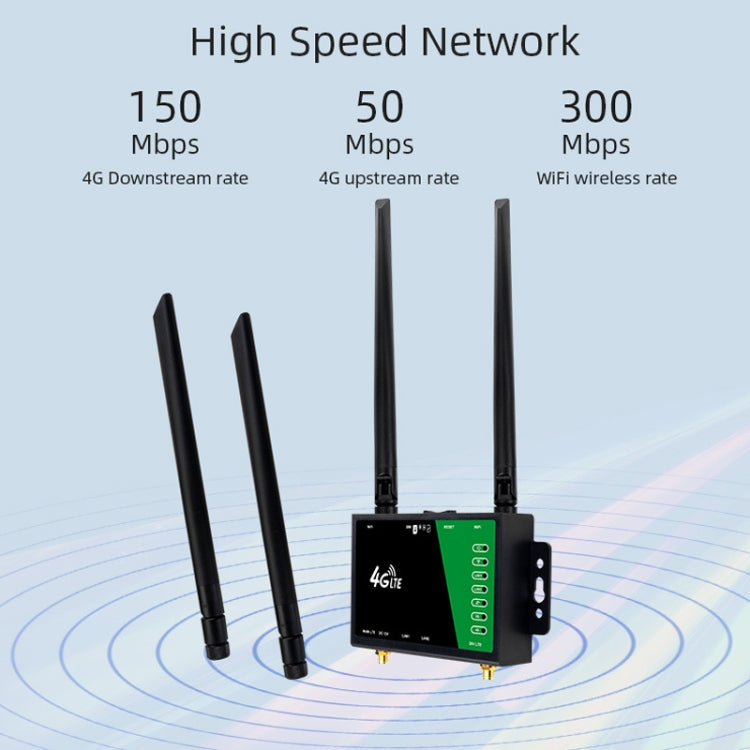 4G bezvadu spraudņa maršrutētājs ar noņemamu pagarinātāja antenu LTE uzraudzības tīkla WiFi tīklājs, ES spraudnis