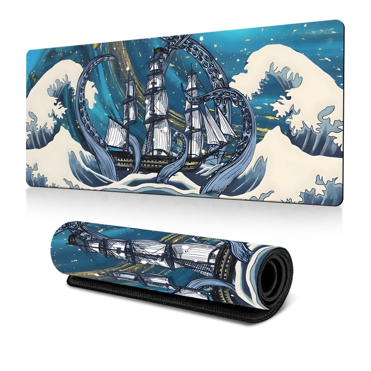 Коврик для игровой мыши Big Wave, нескользящий резиновый коврик для стола