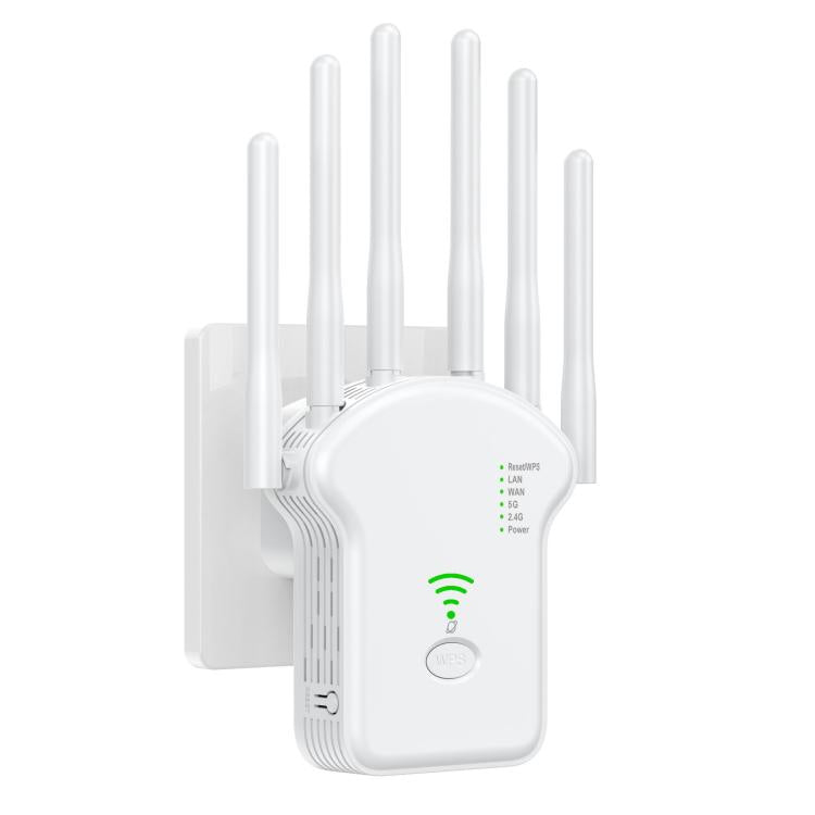 Urant U13 1200Mbps 2.4G/5G divu joslu WiFi atkārtotāja signāla pastiprinātājs