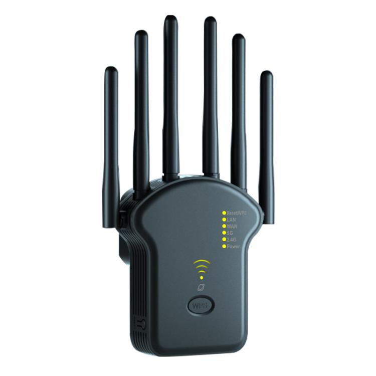 Urant U13 1200Mbps 2.4G/5G divu joslu WiFi atkārtotāja signāla pastiprinātājs