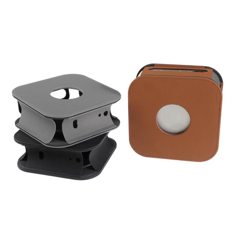 Mac Mini M4 / M4 Pro datora resursdatoram putekļu necaurlaidīgs ādas maciņš, triecienizturīgs aizsargapvalks