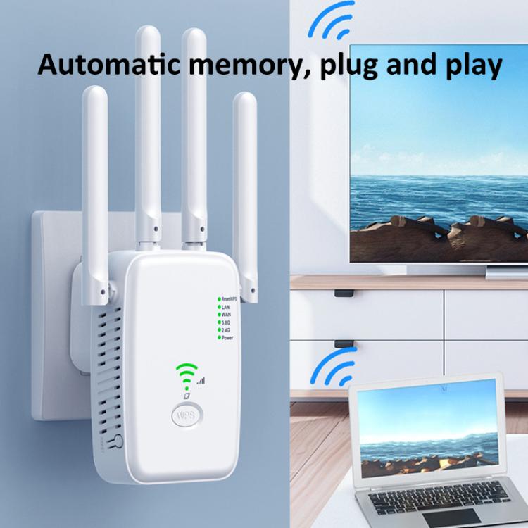 Urant U11 300Mbps 2.4G bezvadu atkārtotājs WiFi signāla pastiprinātājs atbalsta WPS ātro iestatīšanu