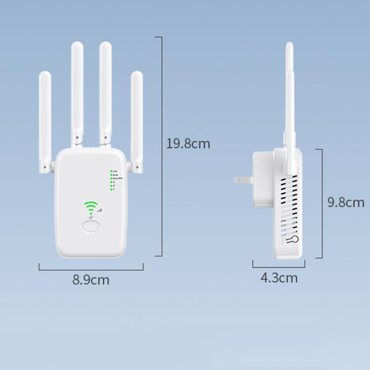 Urant U11 300Mbps 2.4G bezvadu atkārtotājs WiFi signāla pastiprinātājs atbalsta WPS ātro iestatīšanu