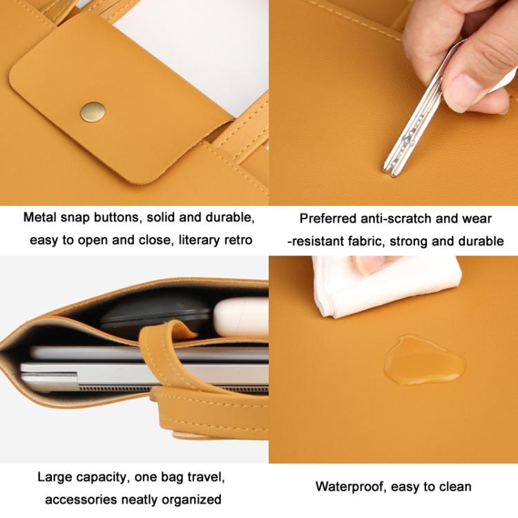 Klēpjdatora rokassoma iPad Macbook Lenovo Huawei datora iekšējās somas portfelim